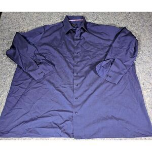 Eterna Dress Shirt Men size 48 19 Business Comfort Fit European Big and Tall